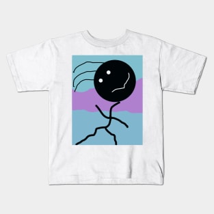 Dancing Kid Stick Figure Kids T-Shirt